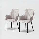 Modern Minimalist Dining Chairs Light Gray