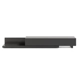 Kayla Rectangle Wood Extendable TV Stand & Media Console with 3-Drawer Black
